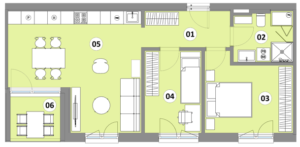 Stanovanje 03 - 71,77 m2